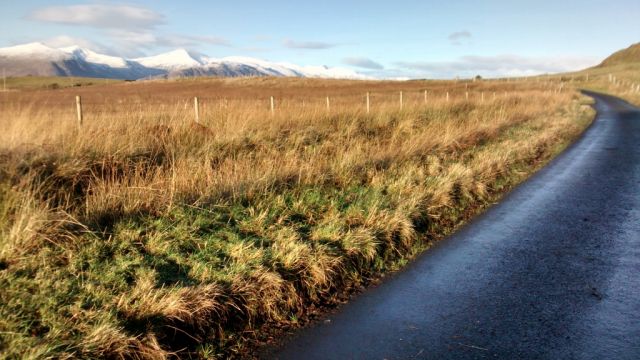 The road to Port Ramsay