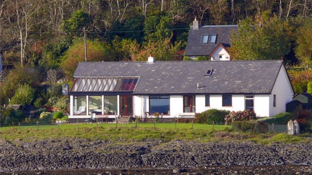 An Cala (our house) from the sea 2008