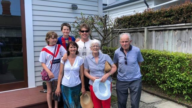 The MacColl family at Iain Livingstone's house, New Zealand