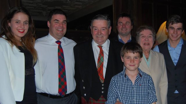 Dorothy and John with Iain and Andrew