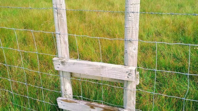 Cuil na Gallanach stile to raised beach