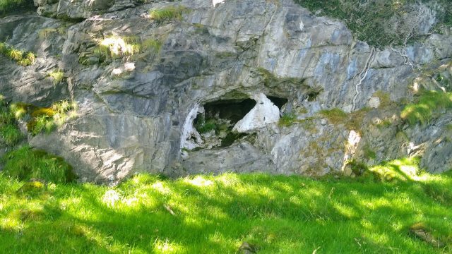 Cliff wall at Aonaidh MacColl