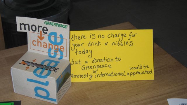 Café donations invited.