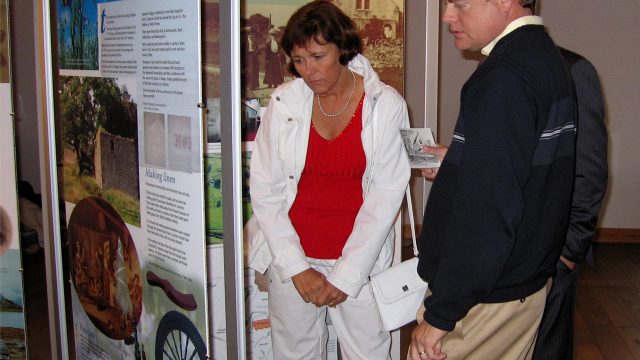 Reading about his ancestors