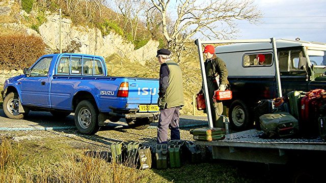 It was an early morning job