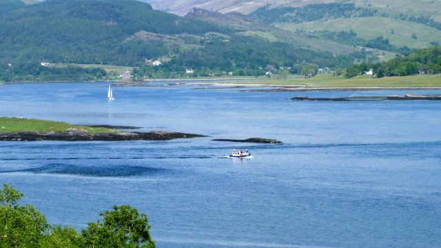 The MV Lismore mid crossing