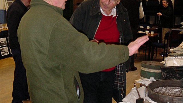 Comann Eachdraidh exhibition of artefacts 9.02.06 Stuart Ross and Duncan MacGregor Comann Eachdraidh exhibition of artefacts 9.02.06 Stuart Ross and Duncan MacGregor