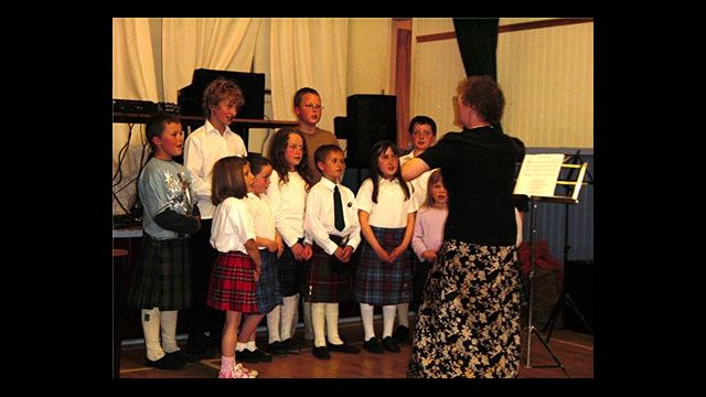 Mod Concert choir with head teacher Freda MacGregor 2005 Mod Concert choir with head teacher Freda MacGregor 2005