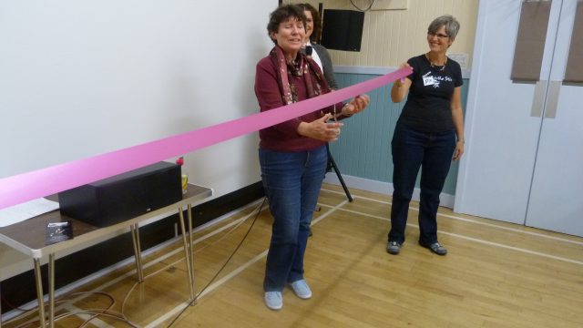 Lismore Lumiere opening 2.06.12 with Pix in the Stix Morag Fowler cuts the ribbon Lismore Lumiere opening 2.06,12 with Pix in the Stix Morag Fowler cuts the ribbon