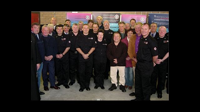 Fire station opening party 1.10.05 crew Fire station opening party 1.10.05 crew