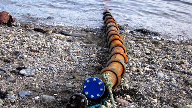 Water pipe from, Port Appin 2007 Water pipe from, Port Appin 2007