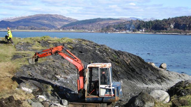 Water pipe from, Port Appin 2007 Water pipe from, Port Appin 2007